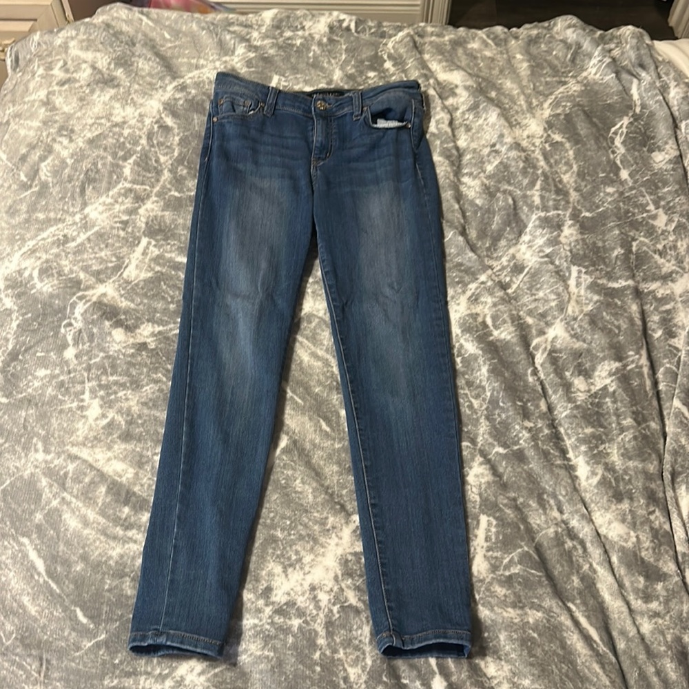 This pair of jeans have never been worn but the tags have been ripped off!